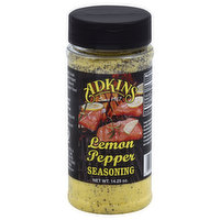 Adkins Seasoning, Lemon Pepper - 14.25 Ounce 