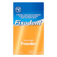 Fixodent Denture Adhesive Powder, Extra Hold - 2.7 Ounce 