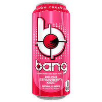 bang Energy Drink, Delish Strawberry Kiss - 16 Fluid ounce 