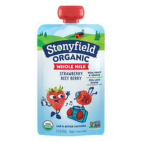 Stonyfield Organic Organic Strawberry Beet Berry Whole Milk Yogurt - 3.5 Ounce 