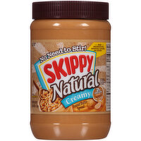 Skippy Natural Creamy Peanut Butter Spread - 40 Ounce 