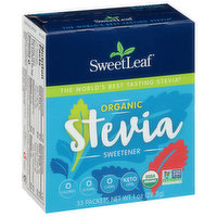 SweetLeaf Stevia Sweetener, Organic - 35 Each 