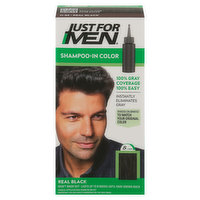 Just For Men Shampoo-In Color, Real Black H-55 - 1 Each 