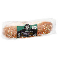 Market Sandwich Sandwich, Smoked White Turkey & Cheddar Sub, Artisan Style - 8.2 Ounce 