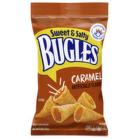 Bugles Crispy Corn Snacks, Sweet & Salty, Caramel - 6 Ounce 