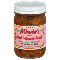 Alberto's Relish, Sweet Jalapeno - 13.5 Ounce 