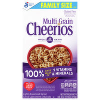 Cheerios Cereal, Multi Grain, Family Size - 18 Ounce
