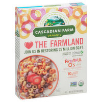 Cascadian Farm Cereal, Fruitful O's - 10.2 Ounce 