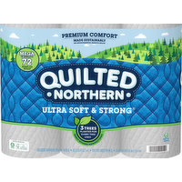 Quilted Northern Bathroom Tissue, Unscented, Mega Rolls, 2-Ply