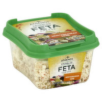 Athenos Cheese, Crumbled, Feta, Mediterranean Herb - 6 Ounce