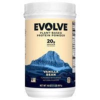 Evolve Protein Powder, Plant-Based, Creamy Vanilla - 16 Ounce