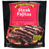 John Soules Foods Steak Fajitas, Family Size - 14 Ounce 