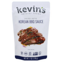 Kevins BBQ Sauce, Korean, Mild - 7 Ounce 