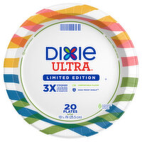 Dixie Ultra Plates, 10-1/16 Inch - 20 Each 