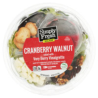 Simply Fresh Salads Salad with Very Berry Vinaigrette, Cranberry Walnut - 4.5 Ounce 