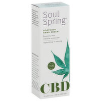 Soul Spring Hand Cream, Soothing, CBD - 2.5 Fluid ounce 