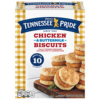 Odom's Tennessee Pride Chicken & Buttermilk Biscuits Snack Size Frozen Breakfast Sandwiches