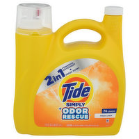 Tide Detergent, Odor Rescue, Fresh Linen, 2-in-1