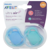 Avent Pacifiers, Ultra Air, Age 6-18 Months - 1 Each 