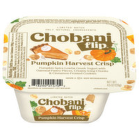 Chobani Yogurt, Greek, Low-Fat, Pumpkin Harvest Crisp - 4.5 Ounce