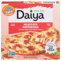 Daiya Pizza, Gluten-Free, Thin Crust, Meatless Pepperoni - 16.7 Ounce 