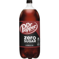Dr Pepper Soda, Zero Sugar - 2.1 Quart 