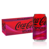 Coca-Cola Zero Sugar Spiced Fridge Pack Cans, 12 fl oz