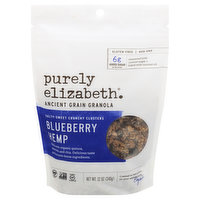 Purely Elizabeth Ancient Grain Granola, Blueberry Hemp - 12 Ounce 
