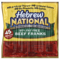 Hebrew National Franks, Beef, 97% Fat Free