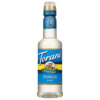 Torani Vanilla Syrup, Sugar Free - 12.7 Fluid ounce 