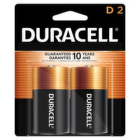 Duracell Batteries, Alkaline, D, 2 Pack - 2 Each 