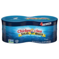 Chicken of the Sea Albacore Tuna, White, Solid - 4 Each