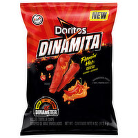 Doritos Tortilla Chips, Flamin' Hot Flavored, Rolled