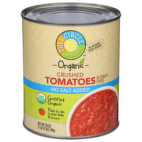 Full Circle Market Tomatoes, in Tomato Puree, No Salt Added, Crushed - 28 Ounce 