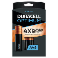 Duracell Batteries, Alkaline, AA, 1.5 V - 6 Each