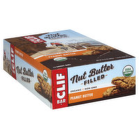 Clif Energy Bar, Organic, Peanut Butter, Nut Butter Filled - 12 Each 