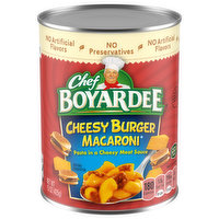 Chef Boyardee Macaroni, Cheesy Burger - 15 Ounce