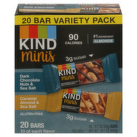 Kind Bars, Dark Chocolate Nuts & Sea Salt/Caramel Almond & Sea Salt, Variety Pack