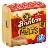 Borden Cheese Product, Pasteurized Prepared, Grilled Cheese Melts - 16 Each 