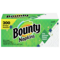 Bounty Napkins, Prints, 1-Ply - 200 Each 