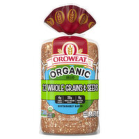 Oroweat Bread, Organic, 22 Whole Grains & Seeds - 27 Ounce 