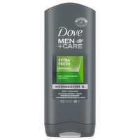 Dove Men+Care Body + Face Wash, Extra Fresh, Refreshing - 13.5 Fluid ounce 