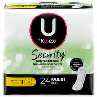 U by Kotex Pads, Maxi, Regular - 24 Each 