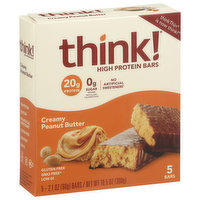 Think! High Protein Bars, Creamy Peanut Butter