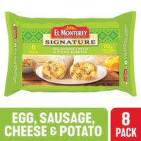 El Monterey Burritos, Egg, Sausage, Cheese & Potato