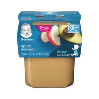 Gerber Baby Food, 2nd Foods, Sitter, Apple Avocado