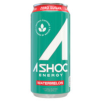A Shoc Energy Drink, Watermelon - 16 Fluid ounce