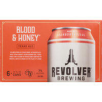 Revolver Brewing Beer, Texas Ale, Blood & Honey - 6 Each 