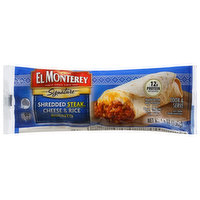 El Monterey Burrito, Shredded Steak Cheese & Rice