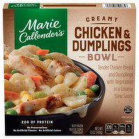 Marie Callender's Bowl, Creamy Chicken & Dumplings - 12 Ounce 